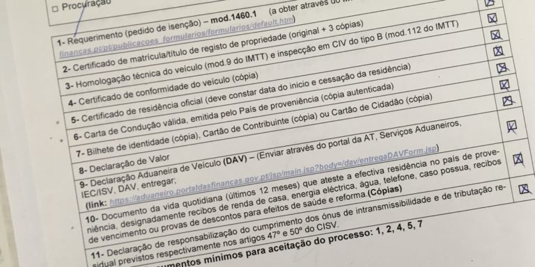 Importing a car in Portugal?