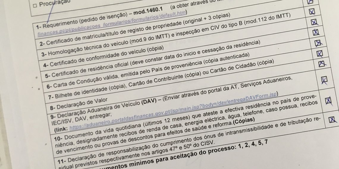 Importing a car in Portugal?